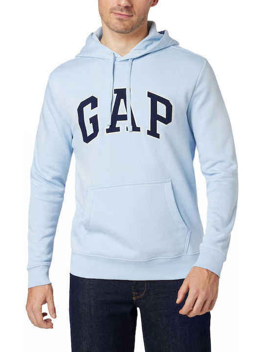 GAP Sweatshirt mit Kapuze Hellblau
