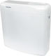 Polihome Dalia Wall Mounted Plastic High Pressure Rectangular Toilet Flush Tank White