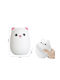 Verk Group LED Детско Декоративно Осветление Touch Cat Kitty Бял