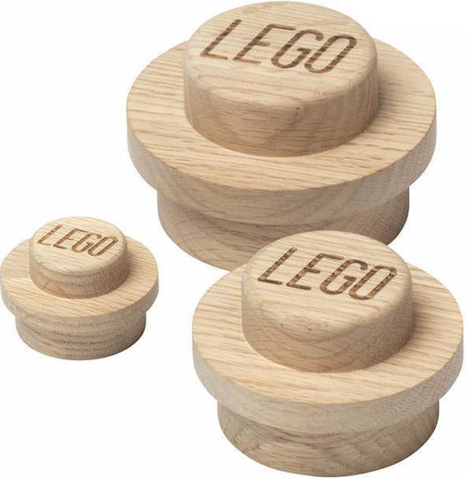 LEGO Παιδική Κρεμάστρα Ξύλινη 1εκ.