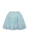 Kids Skirt Tulle Tulle One Color Turquoise