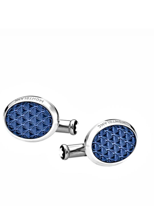 MontBlanc Butoni din Inox în culoarea Albastru