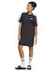 Adidas Summer Mini Athletic Dress Short Sleeve Black