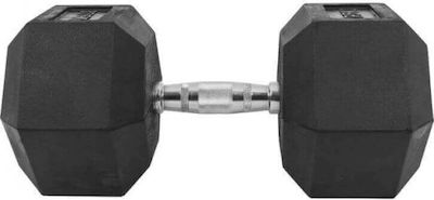 Optimum Rubber Hexagon Dumbbell 1 x 37.5kg