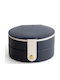Κουτί Κοσμημάτων Ταξιδιού Navy Μπλε 11x10.5x6cm