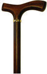 Alfa Care AC–833 Wooden walking stick T Brown AC-833