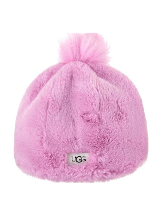 UGG Kids Beanie Fur Pink