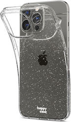 HappyCase Glitter Print Transparene (iPhone 13 Pro)