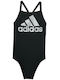 adidas BIG LOGO Παιδικό Μαγιό Ολόσωμο Μαύρο