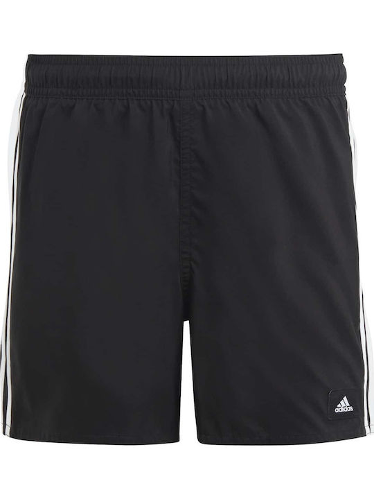 adidas 3-Stripes Kids Swimwear Swim Shorts Black