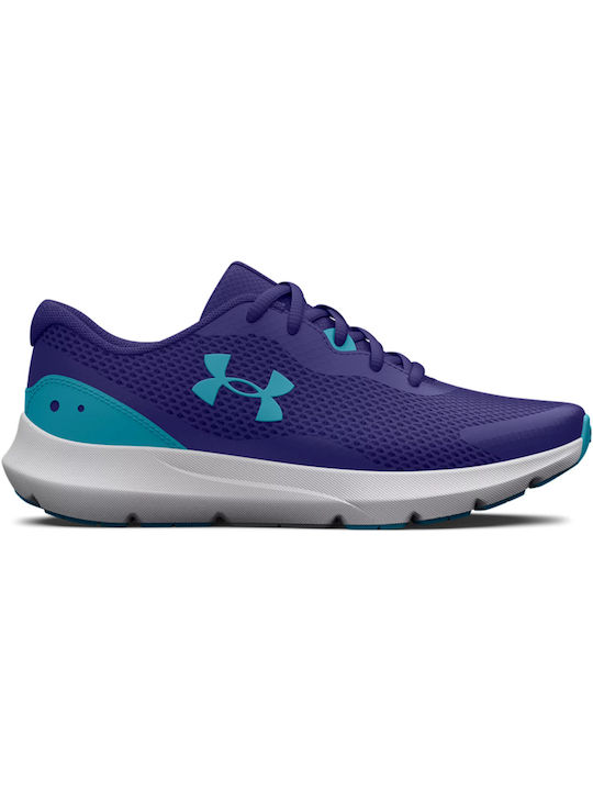 Under Armour Pantofi Sport pentru Copii Alergare Surge 3 Albastre