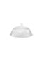 Transparent Glass Cake Stand with Lid 31x31cm