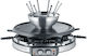 Profi Cook Tabletop Grătar Electric Raclette Placă Netedă 1900W cu Termostat Reglabil 40.9bucx40.9buccm