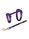 Trixie Ham pentru pisici cu Lesă pentru pisici Violet 10mm x 22 - 36cm