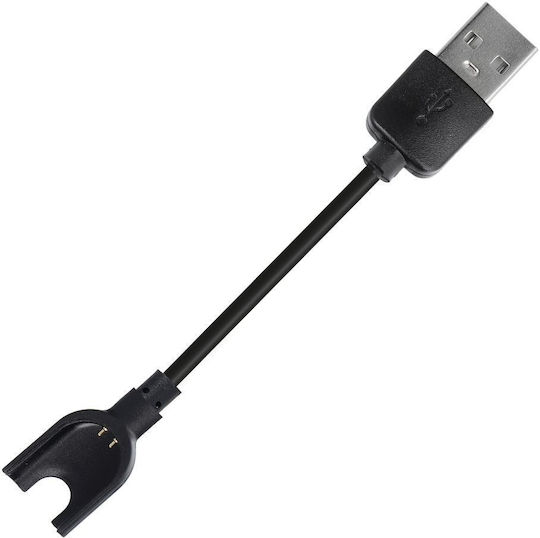 USB Charging Зарядно за Mi Band 2 Черен