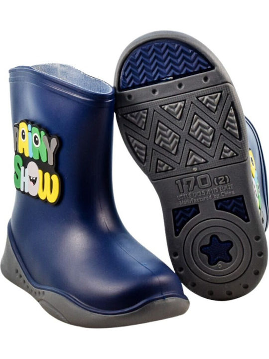IQ Shoes Kids Wellies Blue