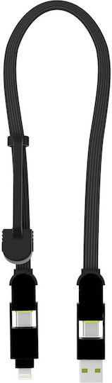 Rolling Square Μετατροπέας USB-A / USB-C male σε Lightning / USB-C male 1τμχ XLS01R