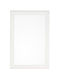 Bizzotto Sanzio Wall Mirror with White Wooden Frame 90x60cm 1pcs