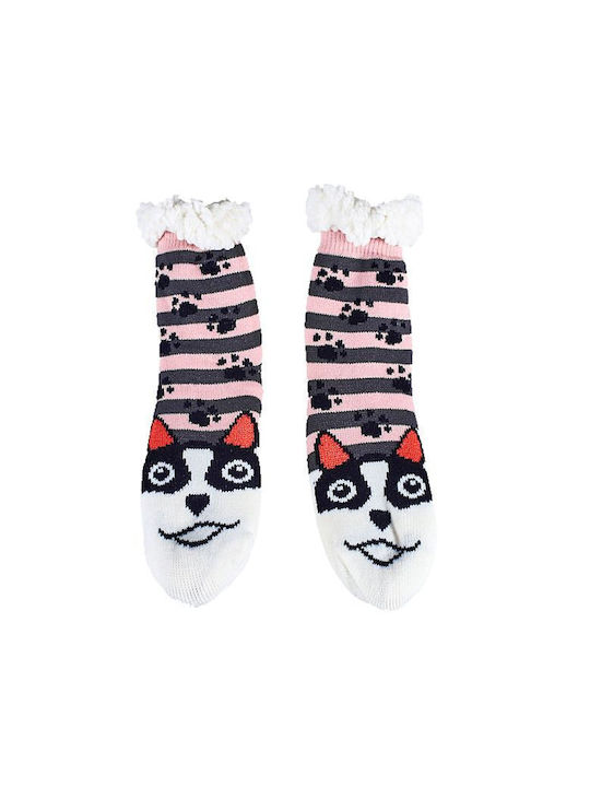 Mitsuko Women's Socks Pink