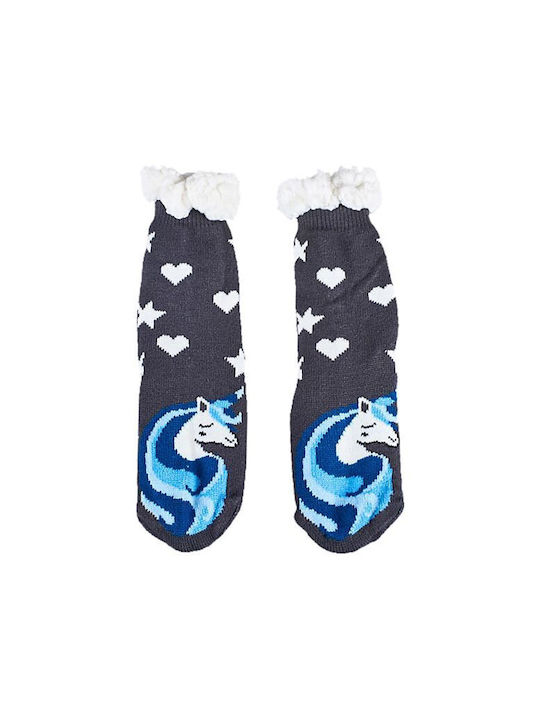 Mitsuko Women's Socks Blue