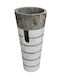 Piccadilly Tower Zebra Νιπτήρας Δαπέδου Κεραμικός 40x40x90cm Γκρι