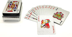 Plastic Card Deck Silver