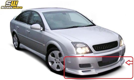 Maxton Design Spoiler Car Front Compatible with Opel Vectra C GTS / SRI / GSI Pro-Face Version 2002-2005