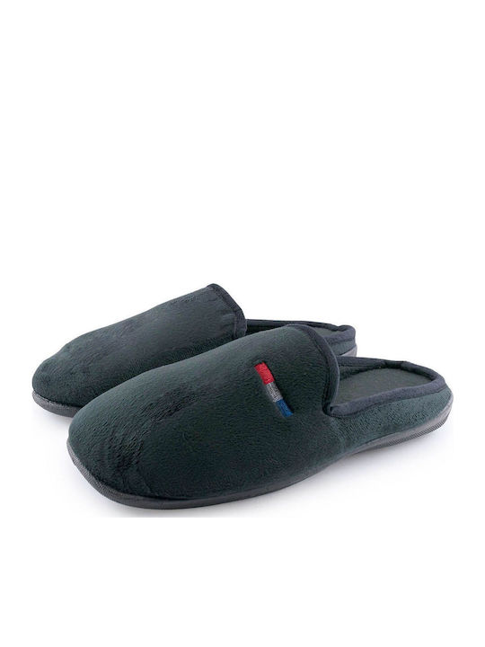 Love4shoes Winterliche Herrenhausschuhe Schwarz