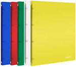 Metron Clipboard with 4 Rings for Paper A4 Yellow 1pcs