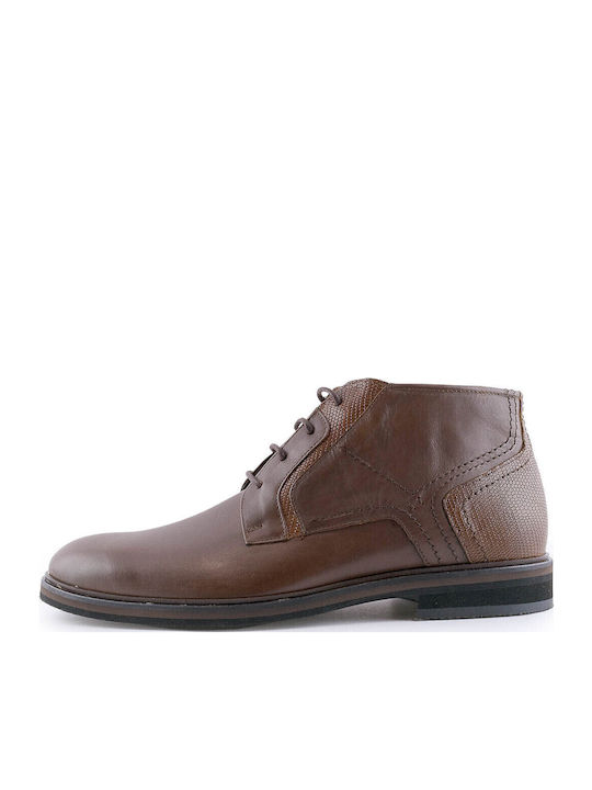 Leather Brown Men's Boots