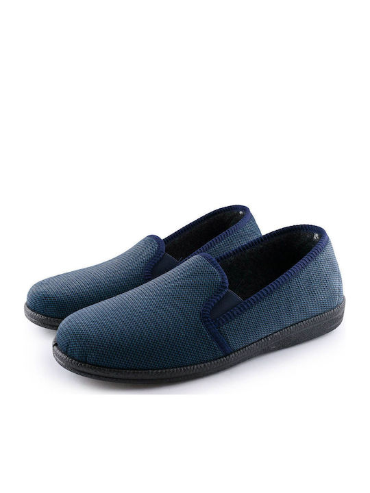 Medies Heel Enclosed Men's Slipper Blue