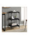 Shelving Unit Floor Black 40x33x70.5cm