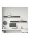 Shelves Wall Gray 2pcs 110x11x9cm