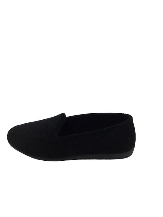 Adam's Shoes Κλειστές Γυναικείες Παντόφλες σε Μαύρο Χρώμα