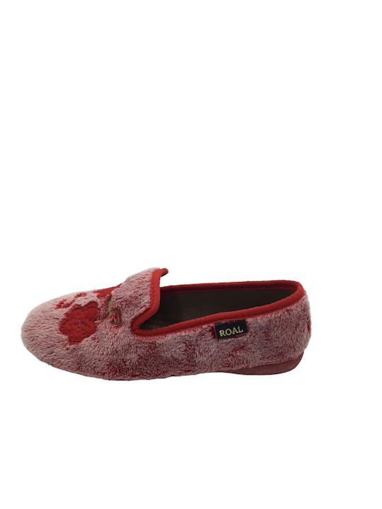 Adam's Shoes 753-2502-25 Closed-Back Women's Slippers In Red Colour