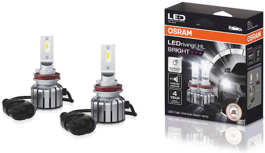 Osram Лампи Автомобила LEDriving HL Bright H11 / H16 / H8 / H9 LED 6000К Хладно бяло 12V 19W 2бр