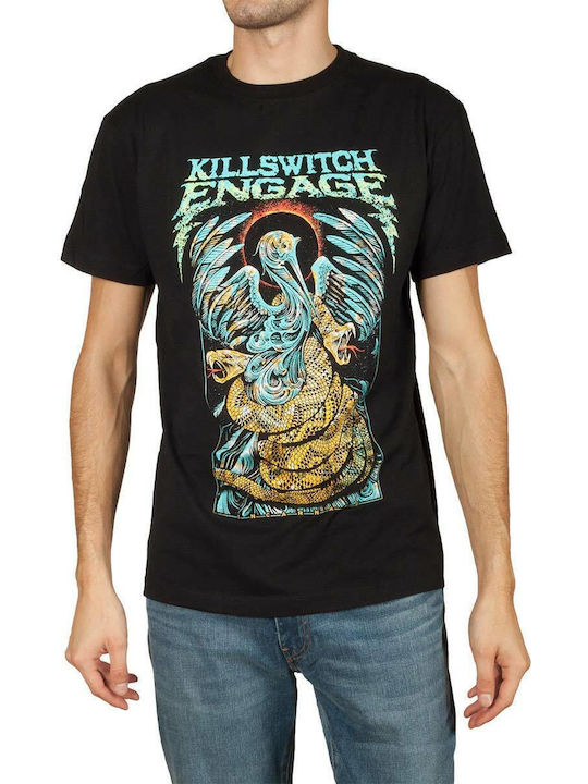 Amplified Killswitch Engage Crane T-shirt Μαύρο Βαμβακερό