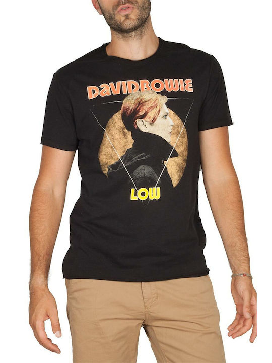 Amplified David Bowie Low T-shirt Schwarz Baumwolle ZAV210L32-BLK