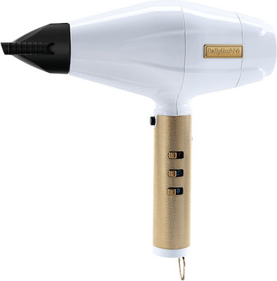 Babyliss Whitefx Ionic Επαγγελματικό Πιστολάκι Μαλλιών με Φυσούνα 2200W FXBDW1E