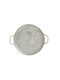 Inart Tavă Decorativă Aluminiu Dreptunghiulară Argint 41x34x6cm 1buc