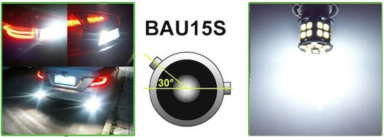 Лампи Автомобила PY21W-BAU15s LED 6500К Хладно бяло 12V 1бр