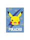 Aymax Κουβέρτα Κούνιας Pokemon Pikachu Fleece Μπλε 100x140εκ.