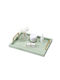 Etoile Tavă Decorativă Piele Dreptunghiulară 30x20cm 1buc