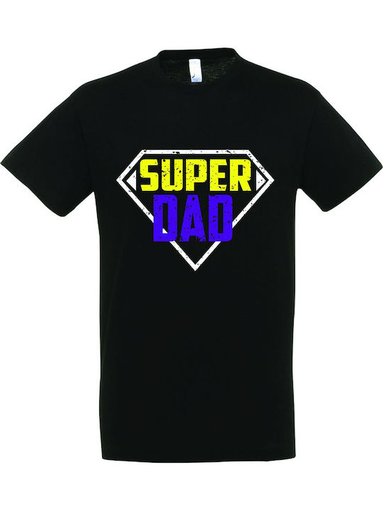Sol's Super Dad T-shirt Schwarz
