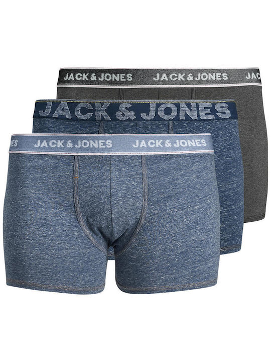 Jack & Jones Boxeri pentru bărbați Multicolor 3Pachet