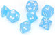 Call of Cthulhu Frosted Dice Carribean Blue