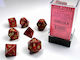 Chessex Call of Cthulhu Scarab Dice Scarlet/Gold