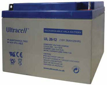 Ultracell UL 26-12 UPS Battery with Capacity 26Ah and Voltage 12V 1pcs