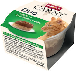 Animonda Carny Duo Wet Food for Adult Cats In Tray with Chicken / Tuna In Jelly 1pc 70gr