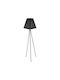 Fylliana Cord Stehleuchte H140xB42cm. mit Fassung für Lampe E27 Schwarz